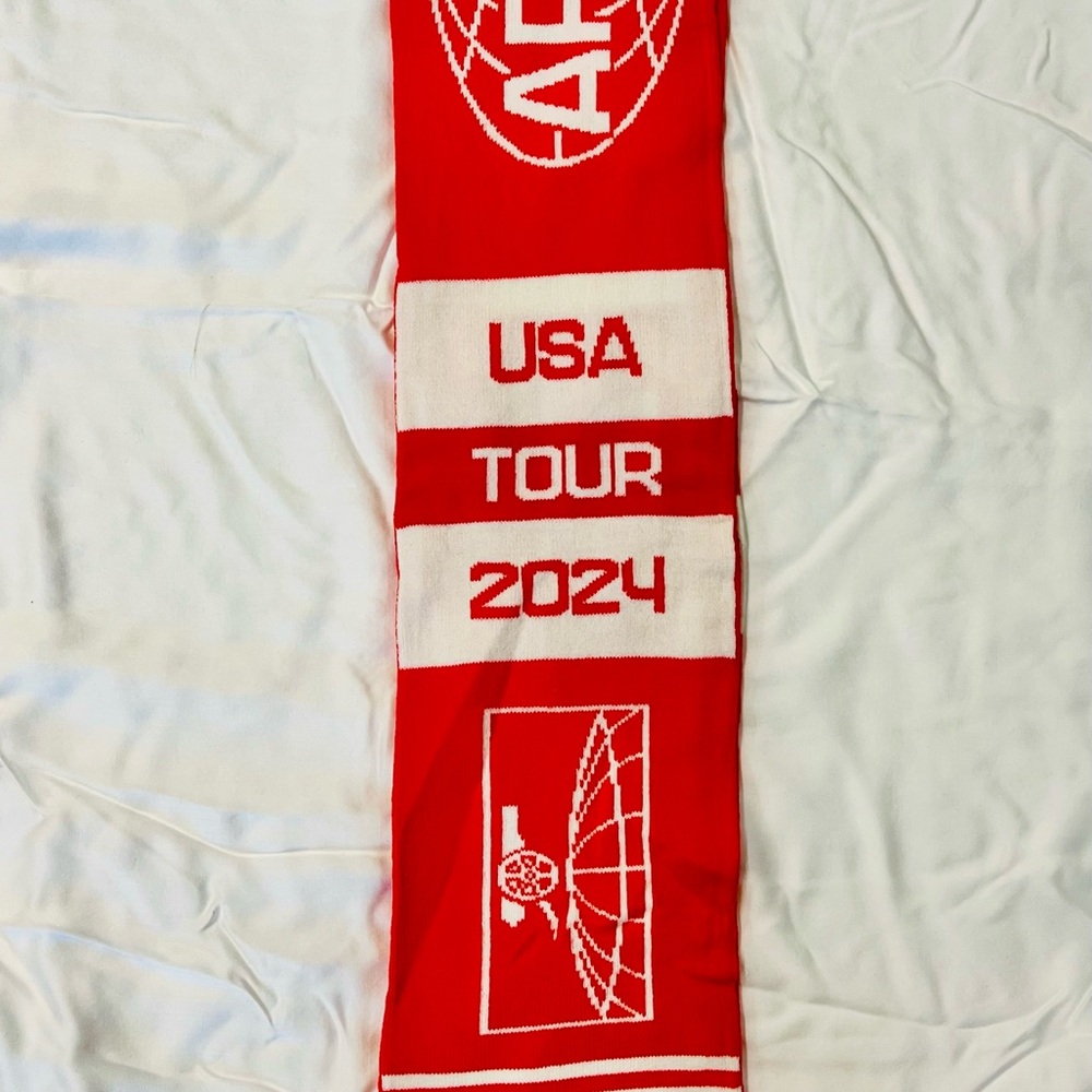 Arsenal: Red USA Tour 2024 Scarf